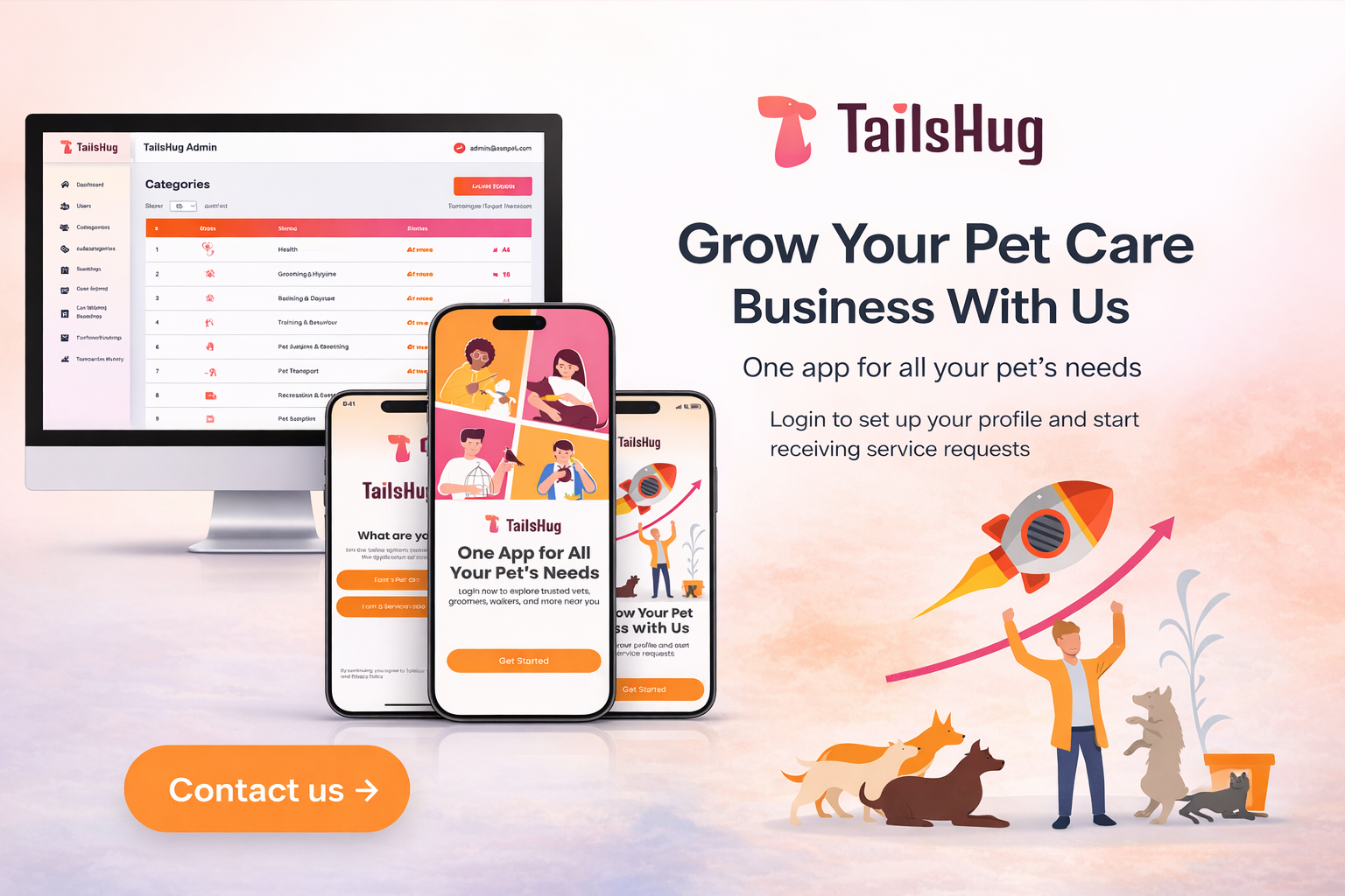 TailsHug - Pet Care Marketplace
